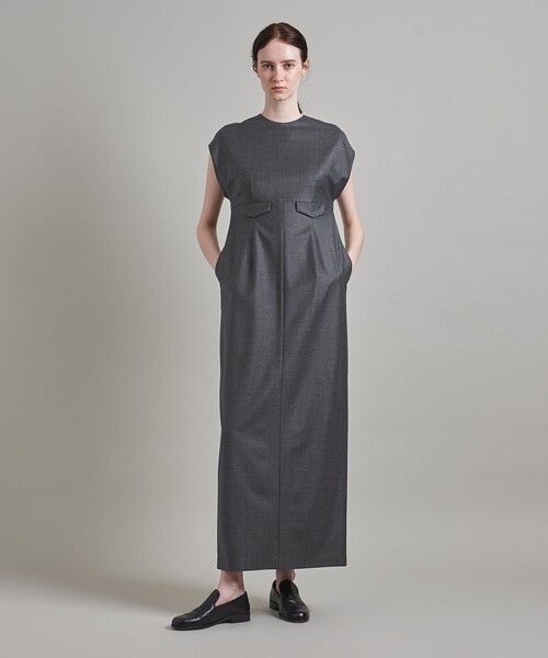 美品 ロエフ LOEFF 24AW ダブルブレストワンピース 0 ブラック 美品 ロエフ LOEFF 24AW ダブルブレストワンピース 0 ブラック