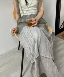 CE'E_SE'E | ヴィンテージライク シアーレイヤードスカート(スカート)