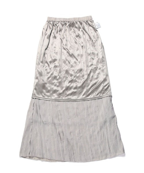 CE'E_SE'E（シーシー）の「ヴィンテージライク シアーレイヤードスカート（スカート・レディース・スミクロ/ライトグレー/グリーン・FREE）」の20枚目の写真