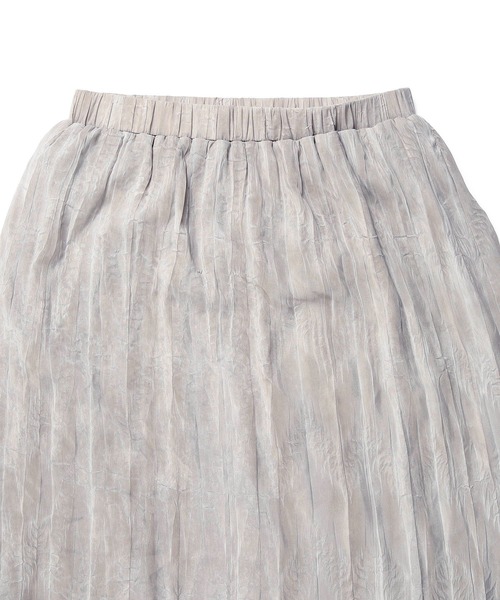 CE'E_SE'E（シーシー）の「ヴィンテージライク シアーレイヤードスカート（スカート・レディース・スミクロ/ライトグレー/グリーン・FREE）」の21枚目の写真
