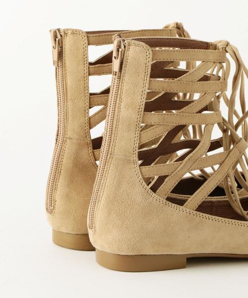 Jeffrey Campbell（ジェフリーキャンベル）の「JEFFREY CAMPBELLレースアップフラット/BCJ/C LACE UP FLT（その他シューズ・レディース・ブラック/ベージュ・38/37/36）」の8枚目の写真