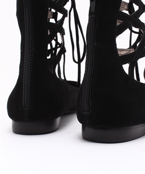 Jeffrey Campbell（ジェフリーキャンベル）の「JEFFREY CAMPBELLレースアップフラット/BCJ/C LACE UP FLT（その他シューズ・レディース・ブラック/ベージュ・38/37/36）」の9枚目の写真