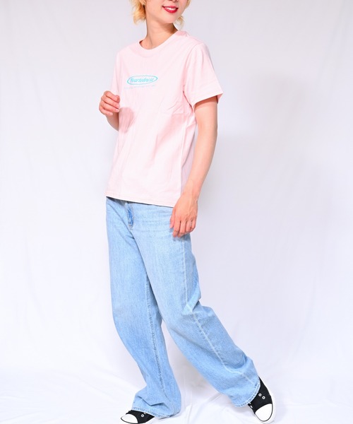 Alite cloth（アリーテクロス）の「ロゴTシャツ　Heartedness（Tシャツ/カットソー・レディース・ブラック/ホワイト/ベージュ/グレー/オレンジ/ピンク/グリーン・FREE）」の9枚目の写真