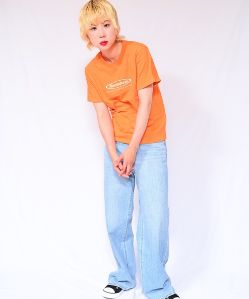Alite cloth（アリーテクロス）の「ロゴTシャツ　Heartedness（Tシャツ/カットソー・レディース・ブラック/ホワイト/ベージュ/グレー/オレンジ/ピンク/グリーン・FREE）」の21枚目の写真