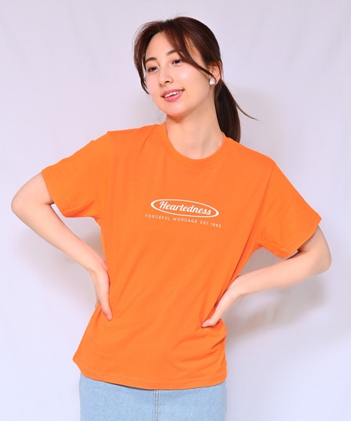 Alite cloth（アリーテクロス）の「ロゴTシャツ　Heartedness（Tシャツ/カットソー・レディース・ブラック/ホワイト/ベージュ/グレー/オレンジ/ピンク/グリーン・FREE）」の20枚目の写真