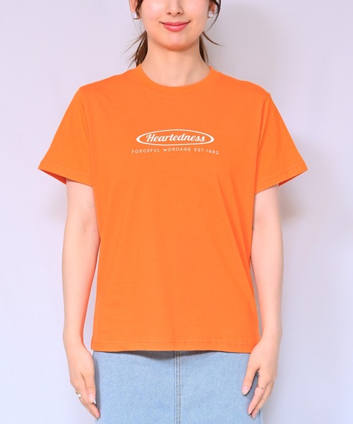 Alite cloth（アリーテクロス）の「ロゴTシャツ　Heartedness（Tシャツ/カットソー・レディース・ブラック/ホワイト/ベージュ/グレー/オレンジ/ピンク/グリーン・FREE）」の18枚目の写真