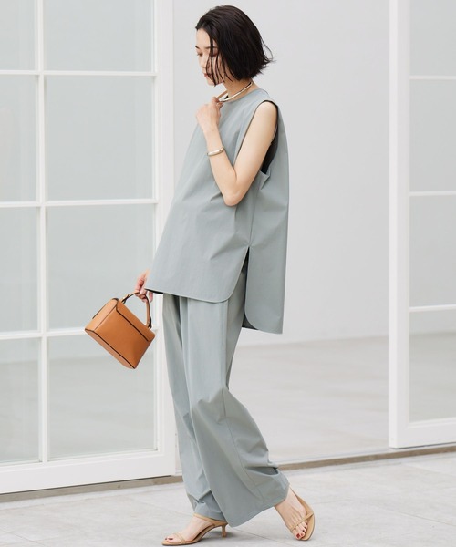 BARNYARDSTORM(バンヤードストーム)の「BARNYARDSTORM / 撥水ノースリプルオーバー / ハンドウォッシャブル(シャツ/ブラウス・レディース・カーキ/ネイビー・1/0)」の11枚目の写真