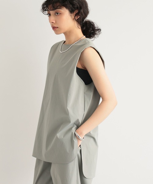 BARNYARDSTORM(バンヤードストーム)の「BARNYARDSTORM / 撥水ノースリプルオーバー / ハンドウォッシャブル(シャツ/ブラウス・レディース・カーキ/ネイビー・1/0)」の19枚目の写真