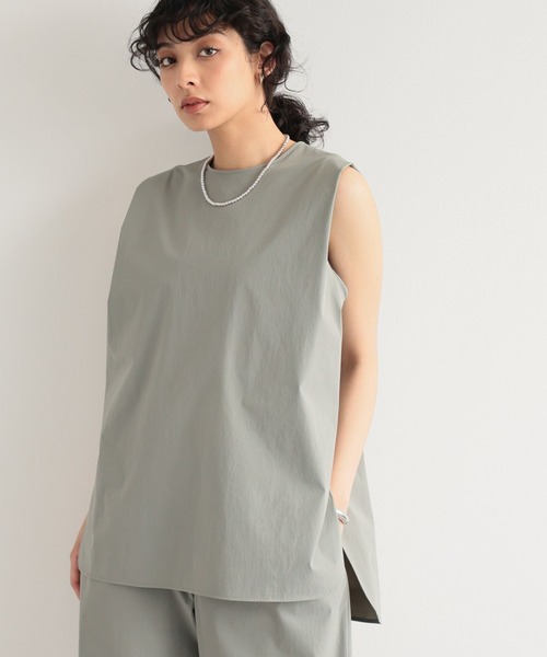 BARNYARDSTORM(バンヤードストーム)の「BARNYARDSTORM / 撥水ノースリプルオーバー / ハンドウォッシャブル(シャツ/ブラウス・レディース・カーキ/ネイビー・1/0)」の18枚目の写真