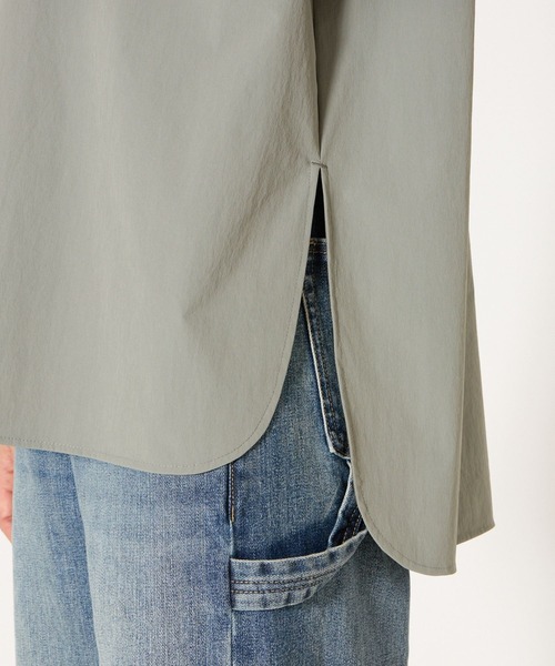 BARNYARDSTORM(バンヤードストーム)の「BARNYARDSTORM / 撥水ノースリプルオーバー / ハンドウォッシャブル(シャツ/ブラウス・レディース・カーキ/ネイビー・1/0)」の5枚目の写真