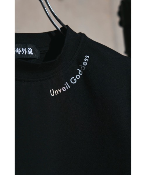福寿外貌(フクジュガイボウ)の「コンパクトバックオープンTシャツ(Tシャツ/カットソー・レディース・ブラック/ホワイト/チャコール・FREE)」の6枚目の写真