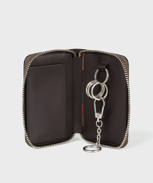 【新品未使用】Paul Smith スマートキー&カードケース ブライトストライププラー スマートキー&カードケース/ 813019