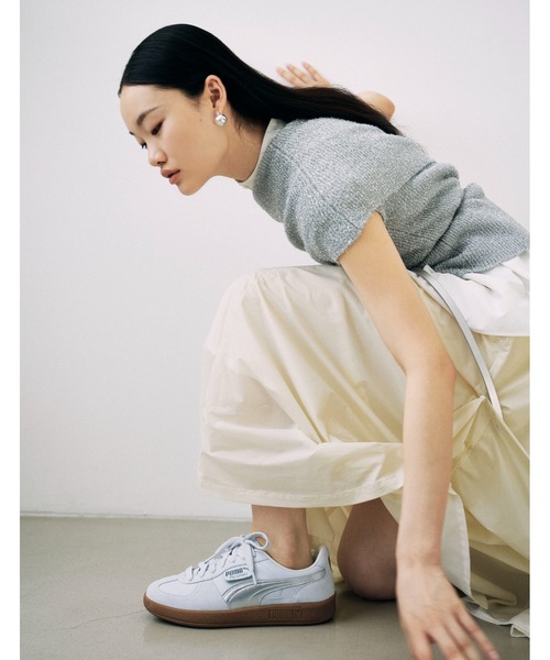 emmi（エミ）の「オフショルラメニットプルオーバー（ニット/セーター・レディース・ゴールド/シルバー/ブラック・FREE）」の19枚目の写真