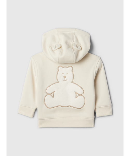 GAP(ギャップ)の「ヴィンテージソフト Gapロゴ ジップアップパーカー (ベビー)(パーカー・キッズ・ピンク/ブルー/ベージュ/ライトグレー・90cm/80cm/70cm/60cm)」の6枚目の写真