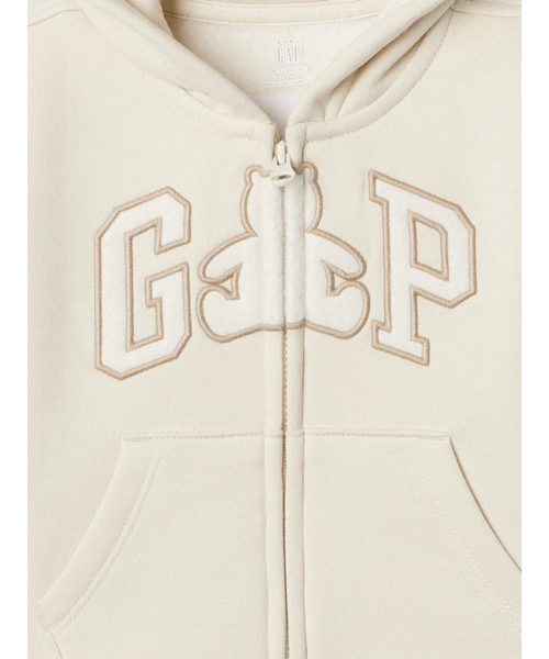 GAP(ギャップ)の「ヴィンテージソフト Gapロゴ ジップアップパーカー (ベビー)(パーカー・キッズ・ピンク/ブルー/ベージュ/ライトグレー・90cm/80cm/70cm/60cm)」の12枚目の写真