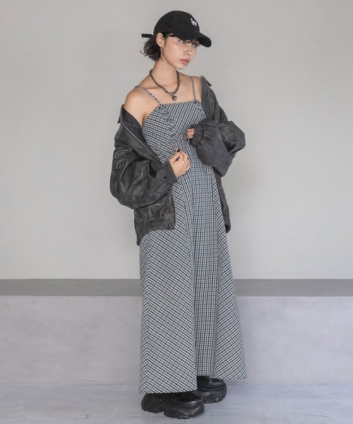PAGEBOY（ページボーイ）の「アソートチェックキャミワンピース（ワンピース・レディース・ホワイト系その他/ブルー系その他・FREE）」の7枚目の写真