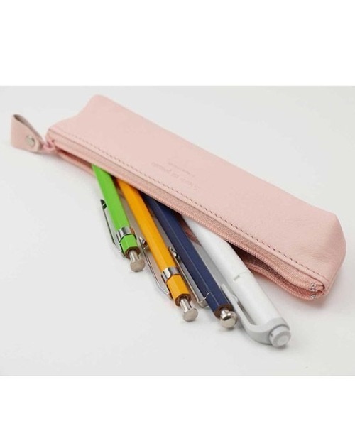 GEORGE'S（ジョージズ）の「ノワール プチペンケース（ステーショナリー・レディース・イエロー/チャコールグレー/セージグリーン・FREE）」の4枚目の写真