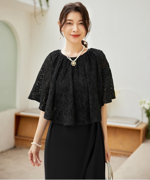 DRESS PLUS(ドレスプラス)の「パーティードレス ドレス ワンピース セットアップ 3way(ドレス・レディース・ブラック/コバルトブルー・L/M/S)」の6枚目の写真