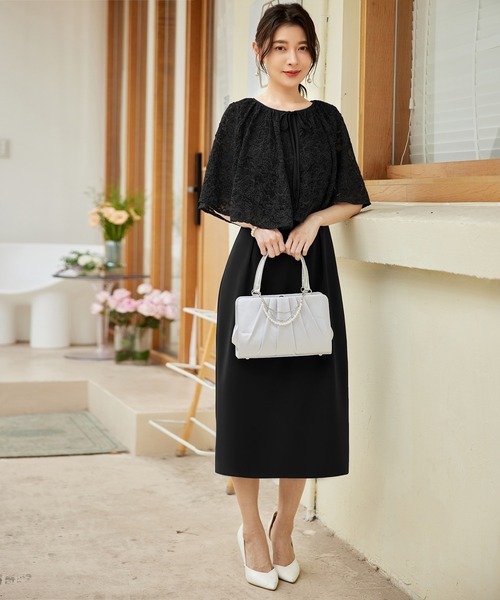 DRESS PLUS(ドレスプラス)の「パーティードレス ドレス ワンピース セットアップ 3way(ドレス・レディース・ブラック/コバルトブルー・L/M/S)」の3枚目の写真
