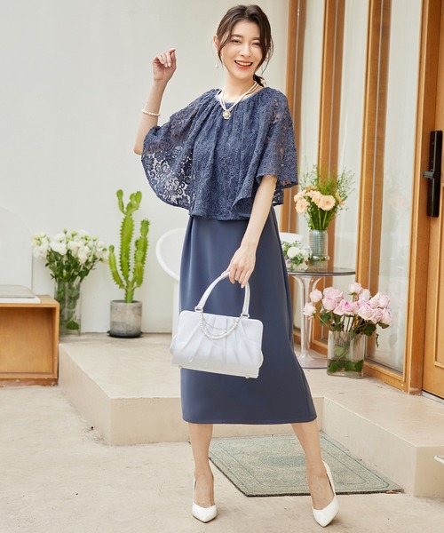 DRESS PLUS(ドレスプラス)の「パーティードレス ドレス ワンピース セットアップ 3way(ドレス・レディース・ブラック/コバルトブルー・L/M/S)」の14枚目の写真