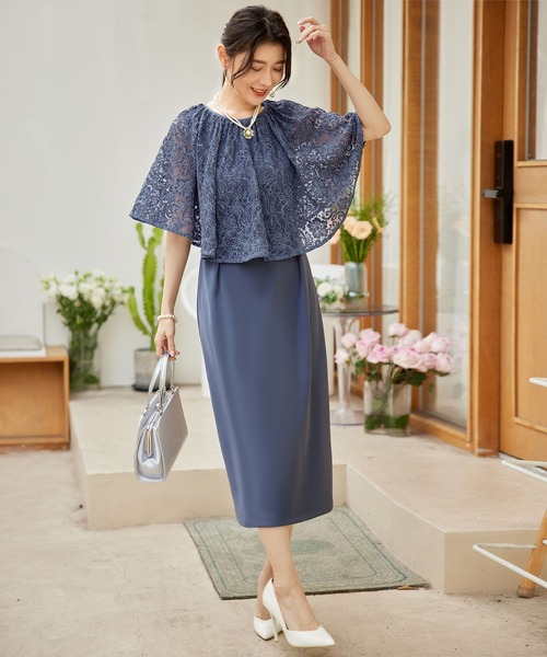 DRESS PLUS(ドレスプラス)の「パーティードレス ドレス ワンピース セットアップ 3way(ドレス・レディース・ブラック/コバルトブルー・L/M/S)」の16枚目の写真