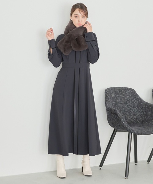 Andemiu(アンデミュウ)の「フェイクファーティペット140234(マフラー・レディース・グレー/モカ/ベージュ・FREE)」の14枚目の写真