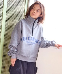 ハーフジップトップス（男の子・女の子)