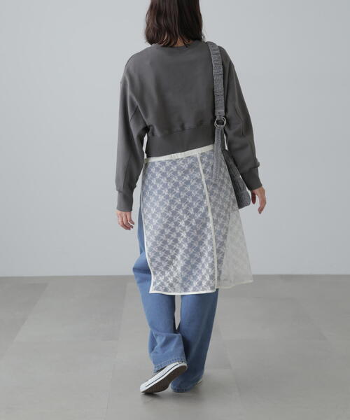 FREE'S MART(フリーズマート)の「◆カレッジロゴショート丈スウェット(スウェット・レディース・パープル/ブラック/ホワイト系その他・FREE)」の10枚目の写真