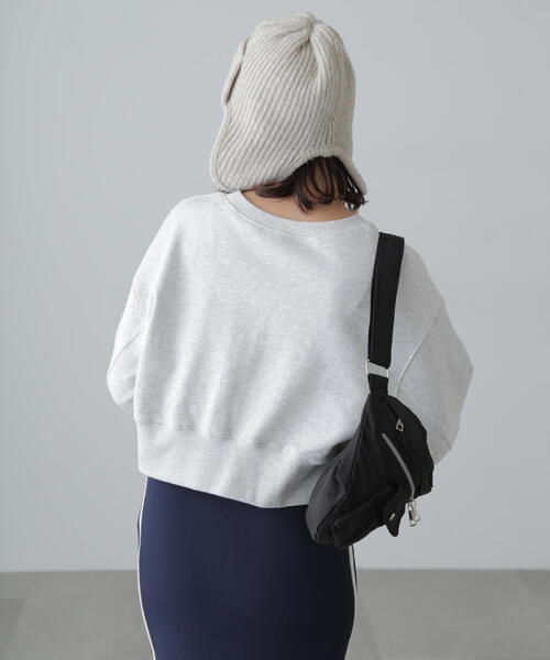 FREE'S MART(フリーズマート)の「◆カレッジロゴショート丈スウェット(スウェット・レディース・パープル/ブラック/ホワイト系その他・FREE)」の15枚目の写真