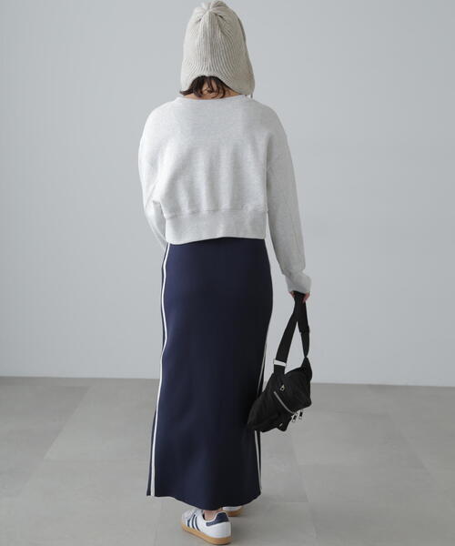 FREE'S MART(フリーズマート)の「◆カレッジロゴショート丈スウェット(スウェット・レディース・パープル/ブラック/ホワイト系その他・FREE)」の19枚目の写真