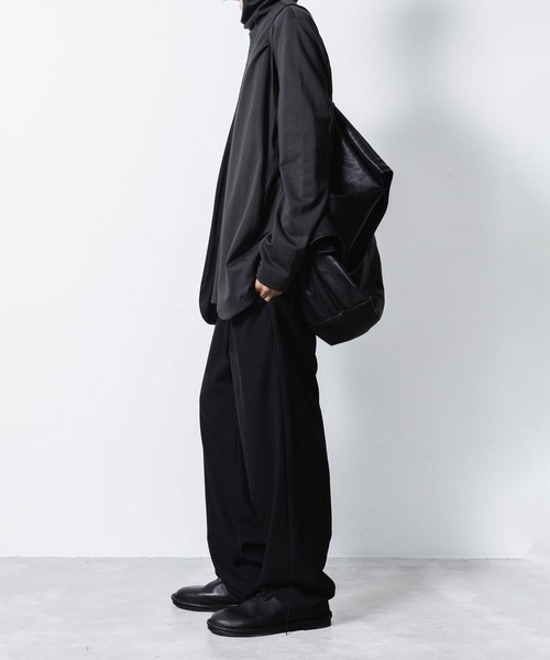 ATTACHMENT（アタッチメント）の「2/90 ウール トロピカル イージートラウザーズ / 2/90 WO TROPICAL EASY TROUSERS（スラックス・メンズ・ダークネイビー/ブラック・2/1/3）」の12枚目の写真