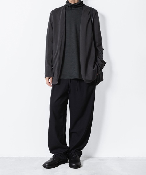 ATTACHMENT（アタッチメント）の「2/90 ウール トロピカル イージートラウザーズ / 2/90 WO TROPICAL EASY TROUSERS（スラックス・メンズ・ダークネイビー/ブラック・2/1/3）」の13枚目の写真