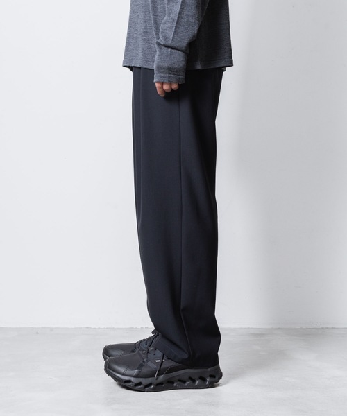 ATTACHMENT（アタッチメント）の「2/90 ウール トロピカル イージートラウザーズ / 2/90 WO TROPICAL EASY TROUSERS（スラックス・メンズ・ダークネイビー/ブラック・2/1/3）」の17枚目の写真