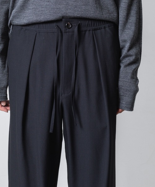 ATTACHMENT（アタッチメント）の「2/90 ウール トロピカル イージートラウザーズ / 2/90 WO TROPICAL EASY TROUSERS（スラックス・メンズ・ダークネイビー/ブラック・2/1/3）」の19枚目の写真
