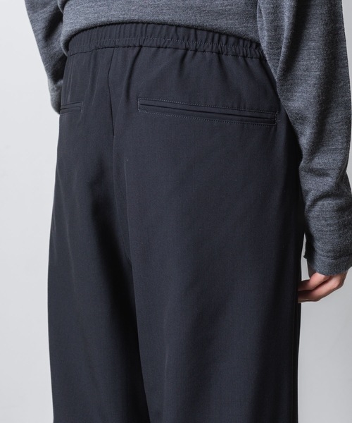 ATTACHMENT（アタッチメント）の「2/90 ウール トロピカル イージートラウザーズ / 2/90 WO TROPICAL EASY TROUSERS（スラックス・メンズ・ダークネイビー/ブラック・2/1/3）」の21枚目の写真