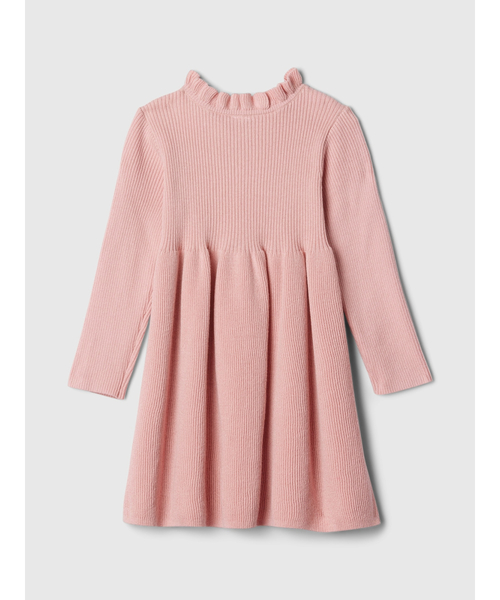 GAP（ギャップ）の「babyGap リブ ニットワンピース（ワンピース・キッズ・ピンク/アイボリー・70cm/80ｃｍ/90cm/95cm/100cm/105cm/110cm）」の3枚目の写真