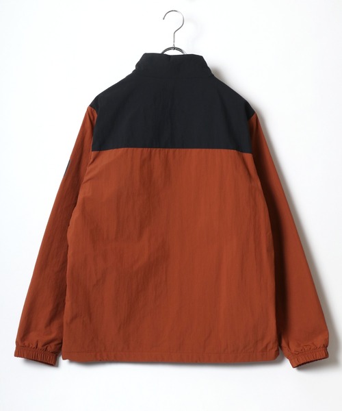 ナイキナイロンジャケット スタジャン 刺繍ロゴ リブ切替 ラグラン ゆったり セール】LOGOS/ロゴス ナイロン 裏トリコット スタンド