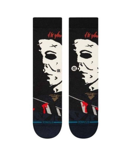 STANCE(スタンス)の「STANCE/スタンス ソックス MICHAEL MYERS CREW "HORROR SET(ホラーセット)コラボモデル" A545C24MIC(ソックス/靴下・メンズ・ネイビー・L)」の2枚目の写真