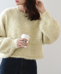 nouvellemoi | ボリュームスリーブラメニット(ニット/セーター)