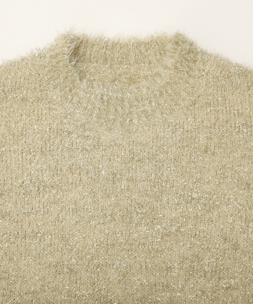 nouvellemoi（ヌーベルモイ）の「ボリュームスリーブラメニット（ニット/セーター・レディース・ベージュ/ライトグレー/アイボリー/ブラック・M）」の11枚目の写真