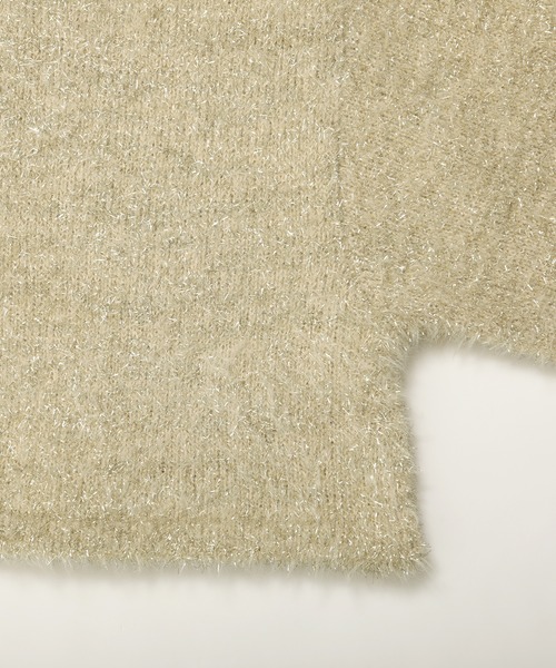 nouvellemoi（ヌーベルモイ）の「ボリュームスリーブラメニット（ニット/セーター・レディース・ベージュ/ライトグレー/アイボリー/ブラック・M）」の13枚目の写真