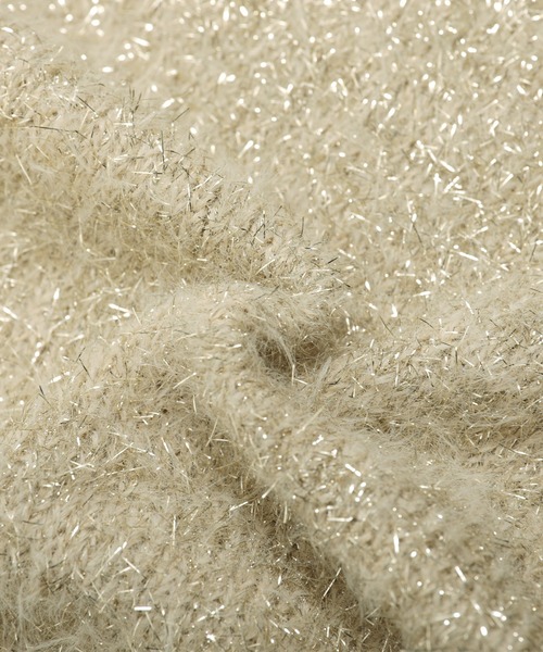 nouvellemoi（ヌーベルモイ）の「ボリュームスリーブラメニット（ニット/セーター・レディース・ベージュ/ライトグレー/アイボリー/ブラック・M）」の15枚目の写真