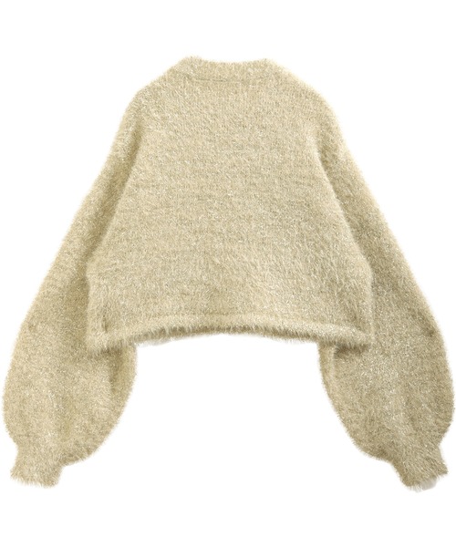 nouvellemoi（ヌーベルモイ）の「ボリュームスリーブラメニット（ニット/セーター・レディース・ベージュ/ライトグレー/アイボリー/ブラック・M）」の21枚目の写真