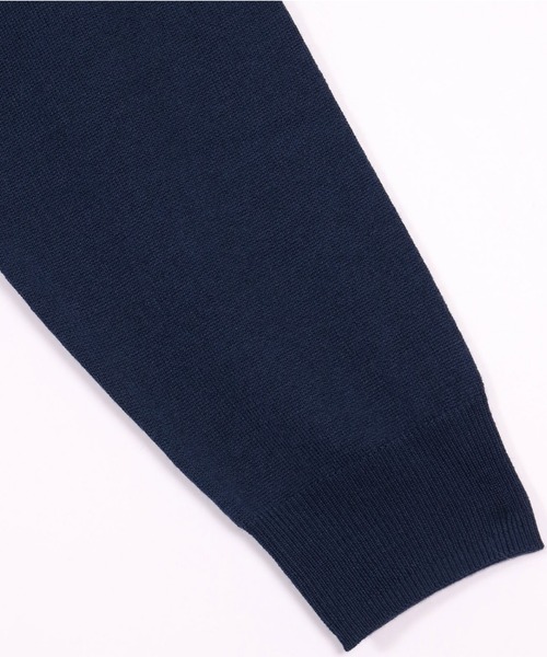 TOKYO SHIRTS（トウキョウシャツ）の「セットインケーブル ニットカーディガン（カーディガン/ボレロ・メンズ・グレイッシュベージュ/ネイビー・M/L/LL）」の4枚目の写真