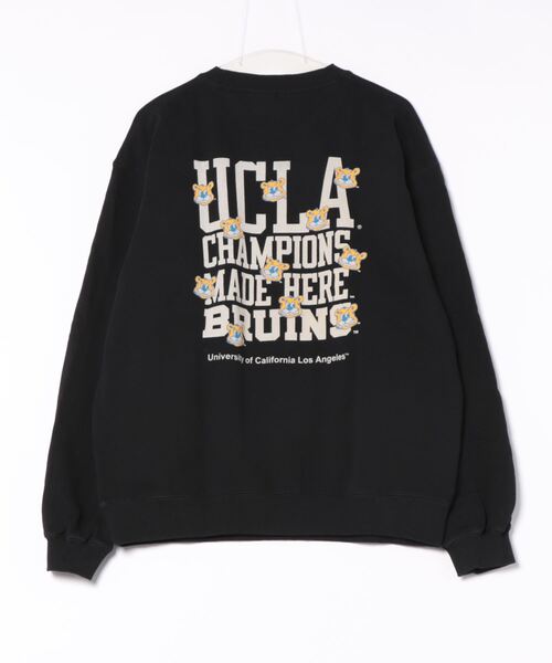 UCLA（ユーシーエルエー）の「【UCLA×NUTMEG】プリントクルーネック（スウェット・メンズ・グレー/ブラック・M/XL/L）」の3枚目の写真
