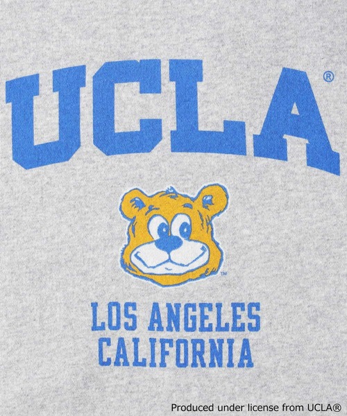 UCLA（ユーシーエルエー）の「【UCLA×NUTMEG】プリントクルーネック（スウェット・メンズ・グレー/ブラック・M/XL/L）」の8枚目の写真