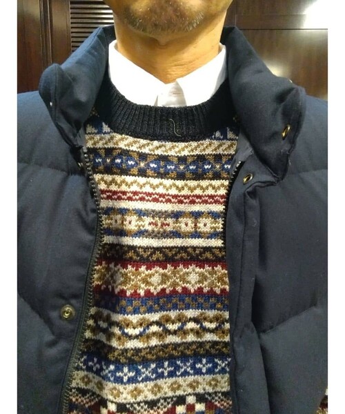 BROOKS BROTHERS(ブルックスブラザーズ)の「ブリティッシュウール フェアアイル クルーネックセーター(ニット/セーター・メンズ・マルチ・MEDIUM/LARGE/SMALL)」の6枚目の写真