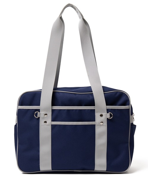 WEGO（ウィゴー）の「WEGO/カラフルスクールバッグ（トートバッグ・レディース・グリーン/ホワイト/ネイビー/ワイン/サックスブルー/ピンク系その他/シルバー・FREE）」の17枚目の写真