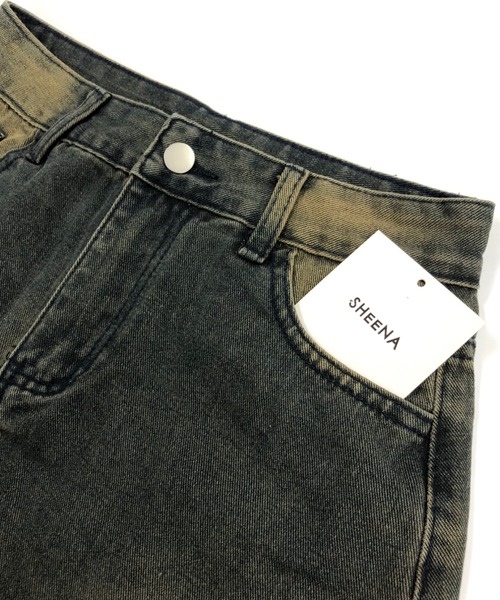 SHEENA(シーナ)の「ダメージ加工ヴィンテージデニムスカート(デニムスカート・レディース・ダークブルー・S/M/L)」の15枚目の写真