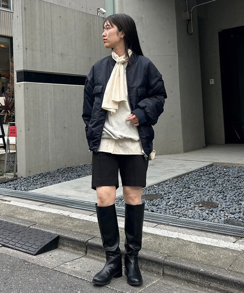 mystic（ミスティック）の「2WAY MA-1（MA-1・レディース・レッド系その他/ネイビー・FREE）」の7枚目の写真